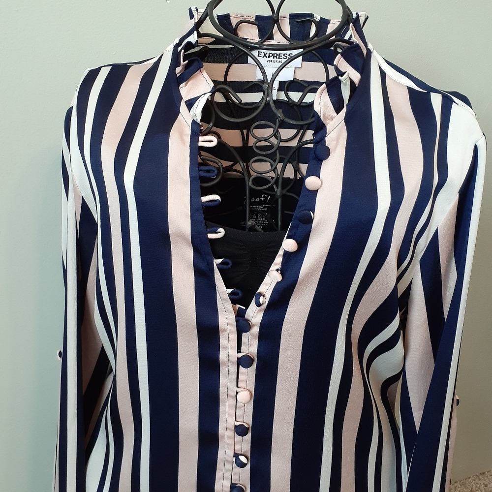 Express Striped Blouse (Slim/Med)